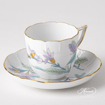 Herend Royal Garden Turquoise Coffee Cup 706-0-00 EVICTF2