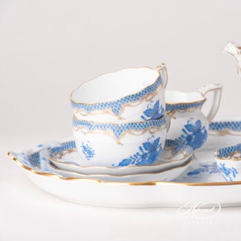 Herend Apponyi Blue Tea Set AB-ETB1