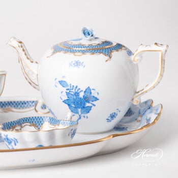 Herend Apponyi Blue Tea Set AB-ETB1