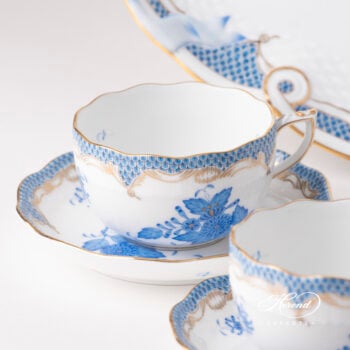Herend Apponyi Blue Tea Set AB-ETB1
