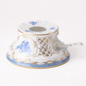 Herend Apponyi Blue Teastove with Fishnet 455-0-00 AB-ETB1