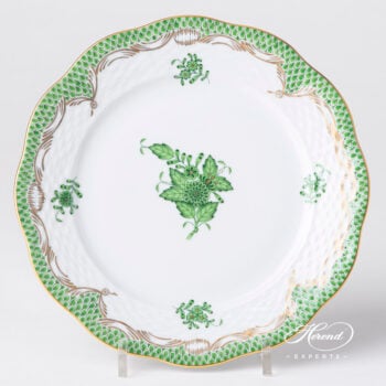 Herend Chinese Bouquet Dessert plate with fish scale 517-0-00 AV-ETV