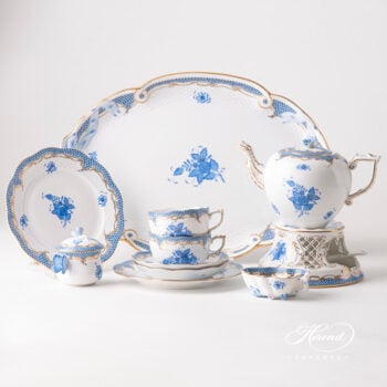 Herend Apponyi Blue Large Tea Set AB-ETB1