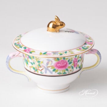 Herend Rose Or Sugar Basin 3453-0-25 ROSE-OR